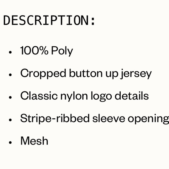 NWT Dairy Boy Homecoming cropped Jersey in Navy - Picture 14 of 14